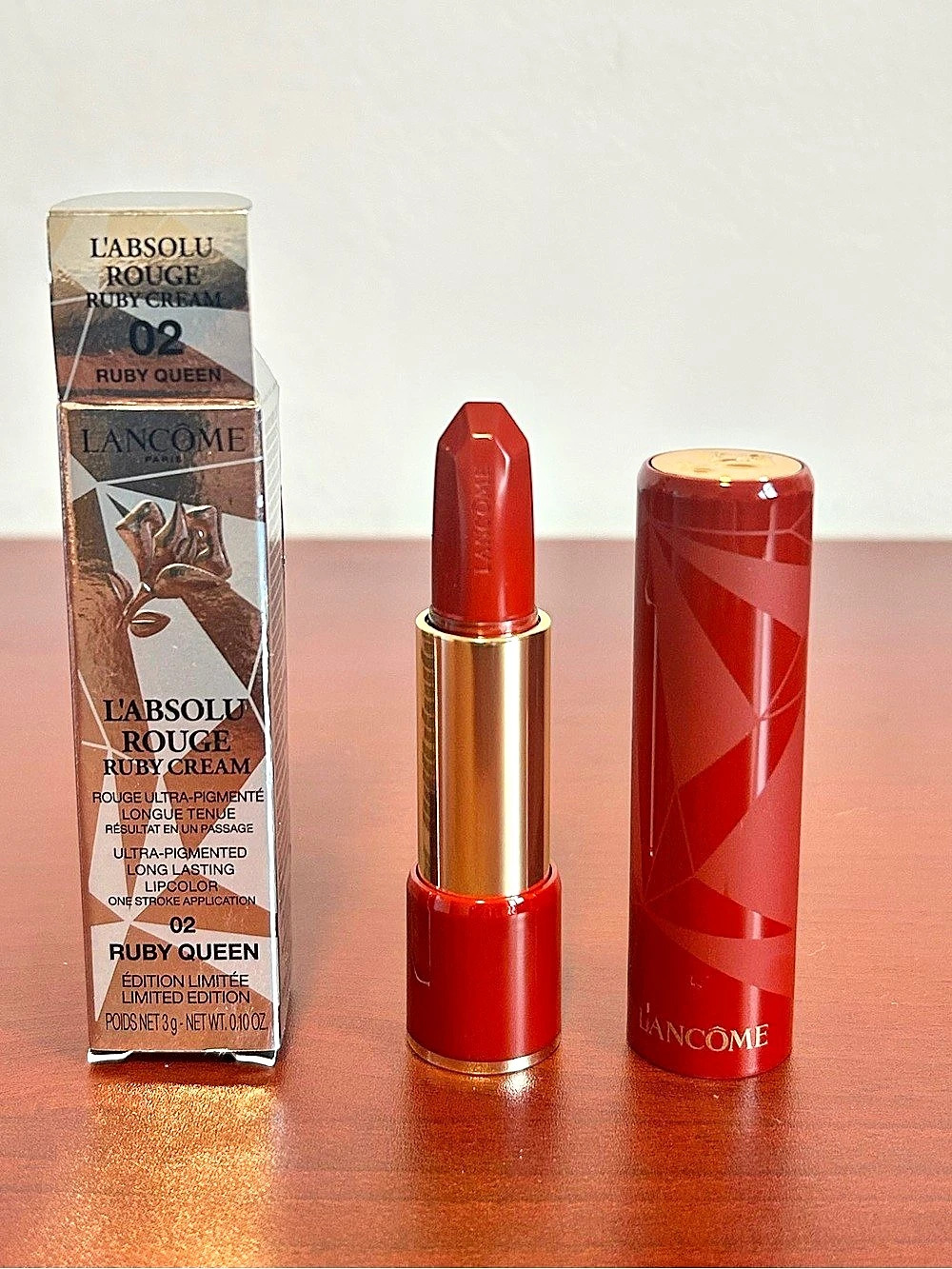 Lancôme L'Absolu Rouge Ruby Cream Lipstick 02